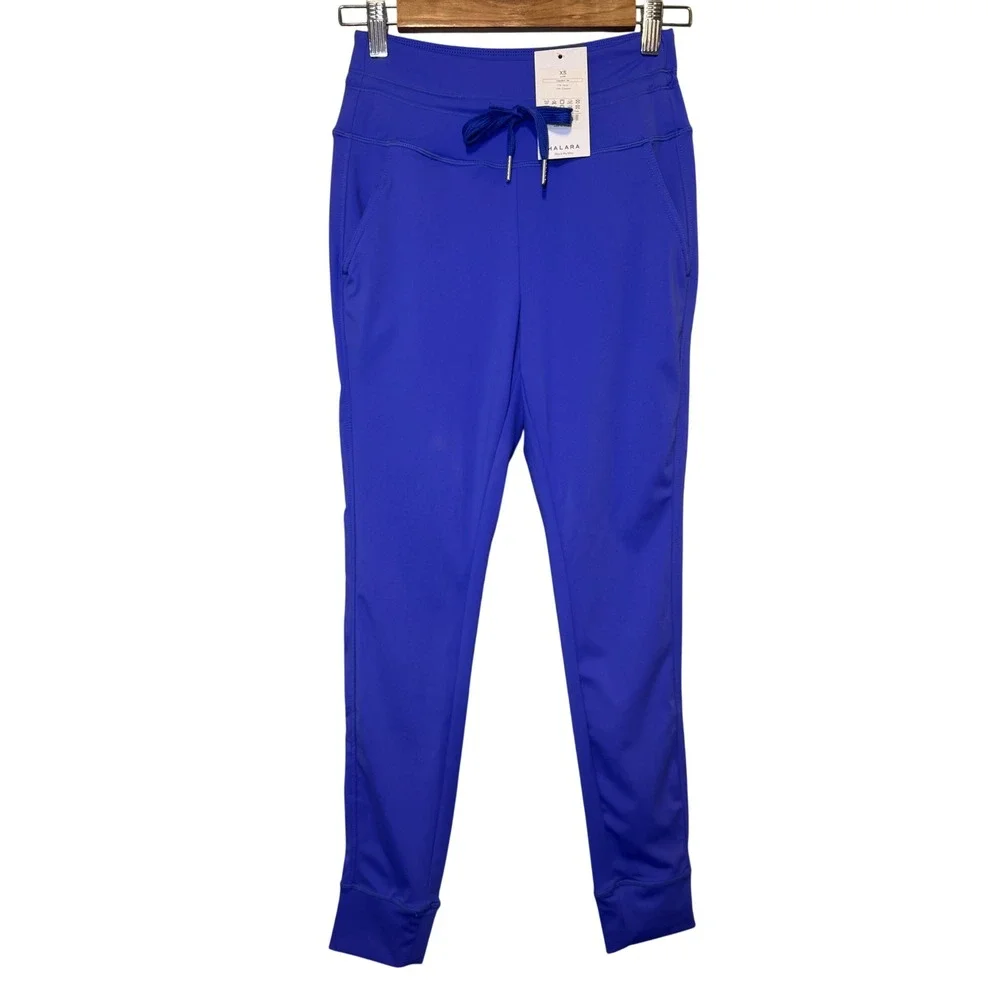 Halara Cloudful Air Joggers XS Petite Electric Blue High Waisted Sport Pants